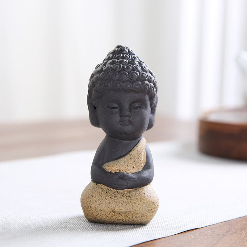 Little Buddha Statue In Ceramic