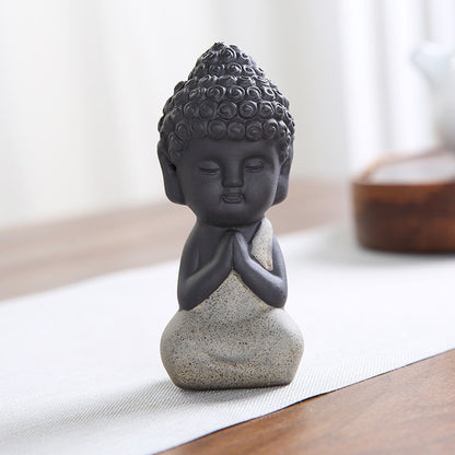 Little Buddha Statue In Ceramic