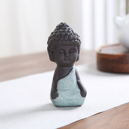 Little Buddha Statue In Ceramic