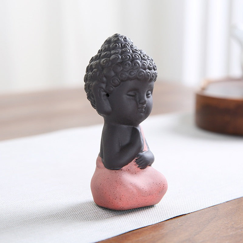 Little Buddha Statue In Ceramic